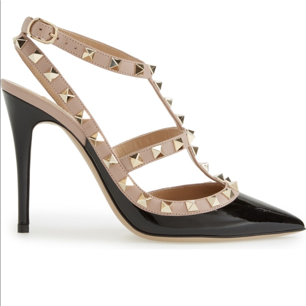 Valentino Rockstud 100mm T-Bar Pumps